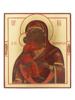 ANTIQUE 19TH CENT RUSSIAN ICON VIRGIN OF VLADIMIR PIC-0