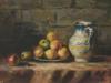 OIL PAINTING STILL LIFE WITH FRUIT SIGNED JOSEPH PIC-1