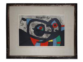 ORIGINAL HAND SIGNED LITHOGRAPH BY JOAN MIRO