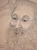 JUDAICA ETCHING RABBI BY JUSTINE RANSON SCHACHTER PIC-2