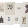 COLLECTION OF ANTIQUE INTAGLIO EX LIBRIS PRINTS PIC-1