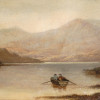 ANTIQUE LANDSCAPE OIL PAINTING BY CHARLES LESLIE PIC-2