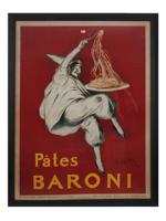 PATES BARONI 1921 CAPPIELLO ITALIAN PASTA POSTER