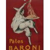 PATES BARONI 1921 CAPPIELLO ITALIAN PASTA POSTER PIC-1