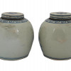 ANTIQUE CHINESE QING DYNASTY BLUE WHITE GINGER JARS PIC-3