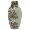 LARGE CHINESE HAND PAINTED DEER PORCELAIN VASE PIC-1