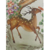 LARGE CHINESE HAND PAINTED DEER PORCELAIN VASE PIC-5