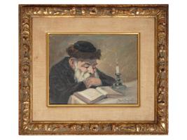 JUDAICA OIL PAINTING PORTRAIT BY MARK SIEGBAND