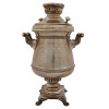 LARGE RUSSIAN 84 SILVER ENGRAVED SAMOVAR PIC-4