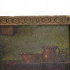 ANTIQUE INTERIOR FAMILY SCENE OIL PAINTING SIGNED PIC-4