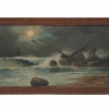 ANTIQUE RUSSIAN PAINTING SEASCAPE AFTER KARAZIN PIC-0