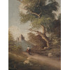 ATTRIBUTED TO EUGENE GLUCK LANDSCAPE OIL PAINTING PIC-1