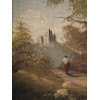 ATTRIBUTED TO EUGENE GLUCK LANDSCAPE OIL PAINTING PIC-2