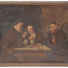 OIL PAINTING MONKS IN TAVERN AFTER E VON GRUTZNER PIC-0