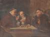 OIL PAINTING MONKS IN TAVERN AFTER E VON GRUTZNER PIC-1