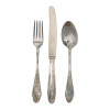 NAZI GERMAN HEINRICH HIMMLER SPOON FORK AND KNIFE PIC-2