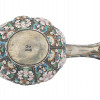 RUSSIAN 84 SILVER AND CLOISONNE ENAMEL KOVSH PIC-6