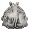 LARGE RUSSIAN CARVED SILVER RHINOCEROS FIGURINE PIC-4