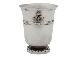 84 RUSSIAN SILVER BEAKER CUP WITH IMPERIAL EAGLE