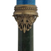 RUSSIAN 88 SILVER JADE ENAMEL RUBY LETTER OPENER PIC-4