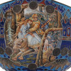 RUSSIAN 84 SILVER AND CLOISONNE ENAMEL KOVSH PIC-8