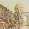 FRENCH OIL PAINTING PARIS BY ANTOINE BLANCHARD PIC-1