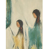 ETTORE DE GRAZIA NATIVE AMERICAN PRINT ON BOARD PIC-2