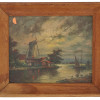 MID CENTURY DUTCH STYLE PRINTS ON CARDBOARD PIC-2