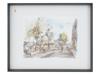 WATERCOLOR PRINT NOTRE DAME DE PARIS SIGNED FEGAI PIC-0