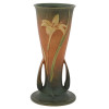 LARGE ROSEVILLE USA ORANGE ZEPHYR LILY VASE PIC-2