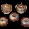 ANTIQUE MARIGOLD CARNIVAL GLASS BOWLS GRAVY BOATS PIC-5