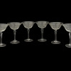 LARGE COLLECTION OF ETCHED GLASS DRINK WARES PIC-3