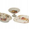 COLLECTION OF THREE EUROPEAN PORCELAIN TRAY BOWLS PIC-0