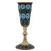 RUSSIAN 916 GILT SILVER CLOISONNE ENAMEL GOBLET PIC-3