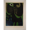 THREE MID CENTURY ABSTRACT LINOCUT PRINTS SIGNED PIC-4