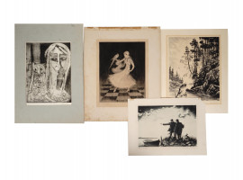 AMERICAN ETCHING ENGRAVING PRINT COLLECTION