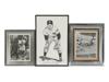 GROUP OF THREE ORIGINAL BASEBALL PRINT AND PHOTOS PIC-0