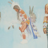 NATIVE AMERICAN WATERCOLOR PAINTING BY BOBBY PENN PIC-4