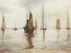 ANTIQUE OIL PAINTING SEA SCAPE SIGNED BY ARTIST PIC-1