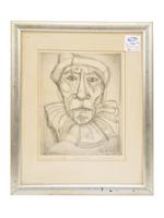 AMERICAN ARTIST PROOF ETCHING MASK BY IRVING AMEN