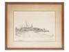 PAIR OF SEA CITY SCAPES ETCHINGS SIGNED BY ARTIST PIC-2