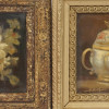 TWO VINTAGE FRAMED STILL LIFE PAINTINGS SIGNED PIC-9