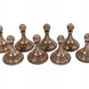 GERMAN ENGRAVED 800 GILT SILVER CHESS SET IN CASE PIC-5