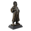 ANTIQUE RUSSIAN BRONZE STATUE OF COSSACK PIC-0