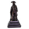 ANTIQUE FRENCH NAPOLEON PATINATED BRONZE FIGURE PIC-2