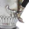 ANTIQUE FRENCH SILVER PITCHER WITH EBONY HANDLE PIC-6