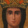 ANTIQUE RUSSIAN ICON ST CATHERINE OF ALEXANDRIA PIC-2