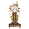 ANTIQUE FRENCH EMPIRE PIOLAINE ORMOLU MANTEL CLOCK PIC-0