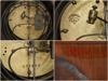 ANTIQUE 19TH C. WALNUT AND BRASS LENZKIRCH CLOCK PIC-8