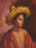 PORTRAIT OF BOY OIL PAINTING BY CHARLES FIGARO PIC-1